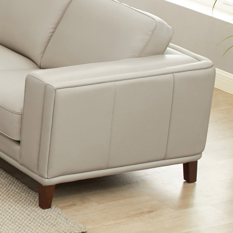 Ishaac 65.5'' Genuine Leather Loveseat