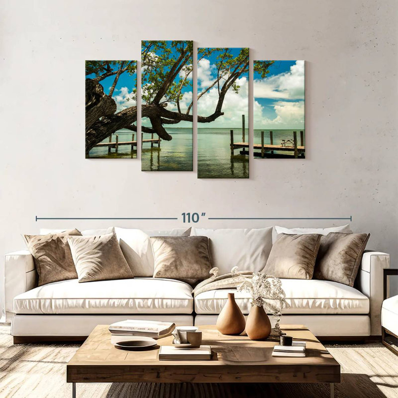 Mehar Key West Dock, H 48 po x l 75 po
