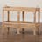 Lombok Modern Bohemian Rattan Console Table