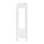 Tables de bout étroites peu encombrantes avec tablette, ensemble de 2-590128445