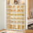 6-Tier 12-24 Pairs Stackable Shoe Storage Cabinet For Entryway Large Shoe Rack Easy Assembly-1440036067