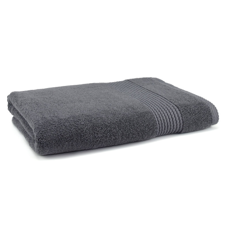 Serviette de bain Adlena, Gris foncé