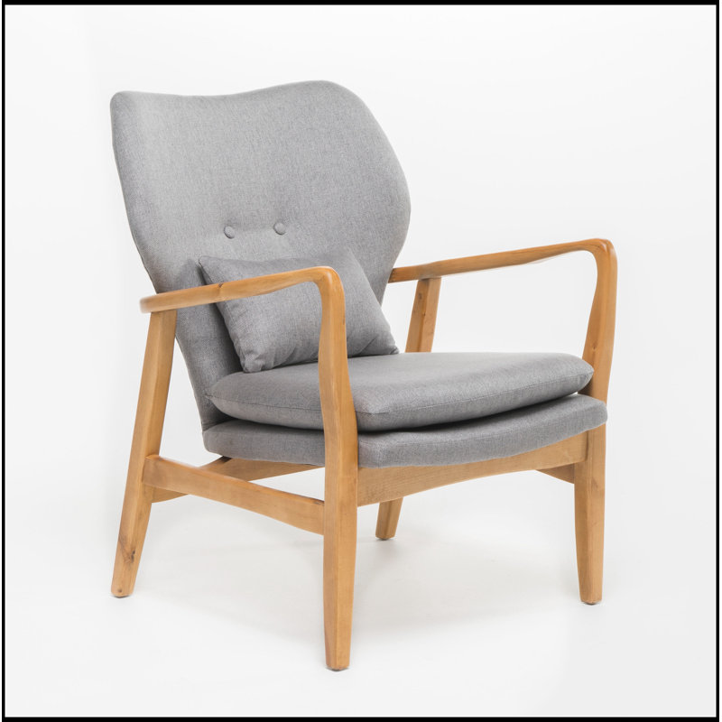 Fauteuil capitonné polyvalent avec quatre pieds stables pour diverses utilisations