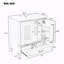 Meuble-lavabo de salle de bain avec lavabo style rétro-1109449945