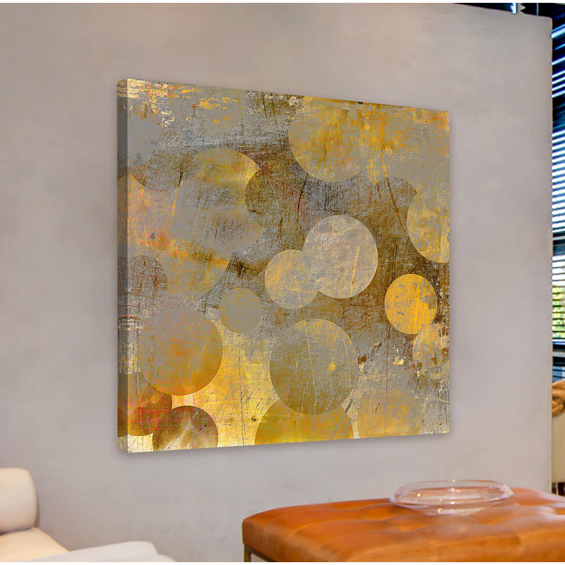 « chevauchant des points », reproduction d’art sur toile tendue, H 32 po x l 32 po x P 1,5 po