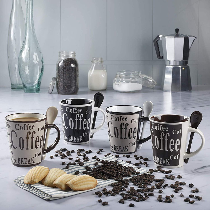 Mr. Coffee Bareggio 8-Piece Mug Set