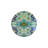 Blue Star Patterned Woven Base Washable Rug-1812796616