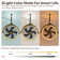 24.8" Orison Outdoor/indoor Garage Ceiling Fan With Light, Manual Vertical Rotation