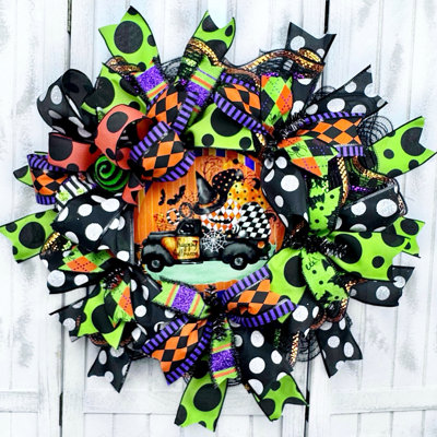 Couronne fantaisiste en maille 18 po