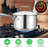 NutriChef Stainless Steel Stock Pot