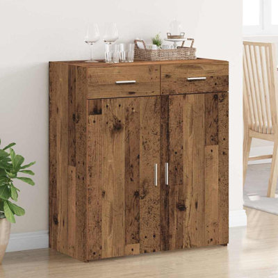 Storage Cabinet 80X42.5X93.5 Cm Engineered Wood