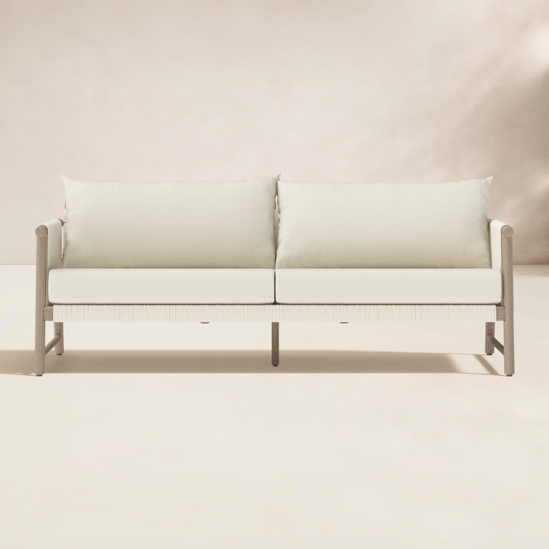 Naomie Acacia Solid Wood Patio Sofa