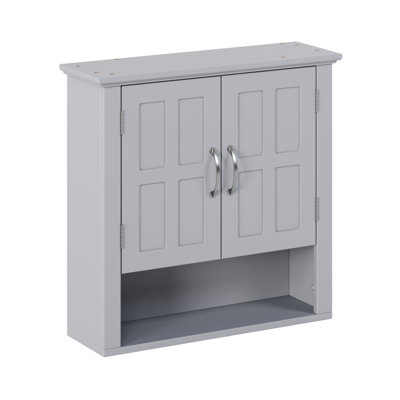 Bathroom Wall Storage Cabinet, Multi -functional Wall Mounted Cabinet with Adjustable Shelves, Medicine Cabinet for Laundry Room & Kitchen & Living R