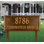 Springfield Rectangle 2 Line Estate Lawn Address Sign