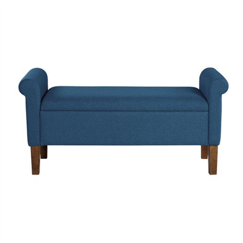 Banc de rangement rembourré