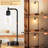 16.5'' Industrial Glass Table Lamp Set with Touch Control, AC Outlet and USB A&C
