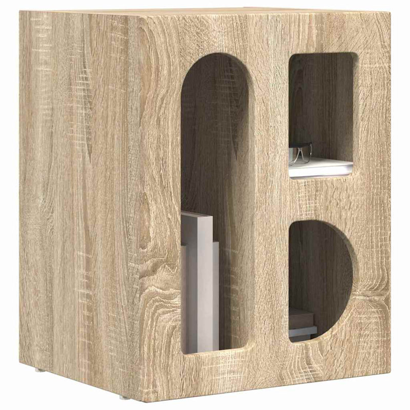 40cm W Manufactured Wood Bedside Table