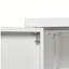 Armoire de rangement pliante en métal blanc, classeur pliant, armoire de rangement avec serrures de porte et tablettes réglables, convient comme armoire de rangement pliante pour la maison, le bureau, l'école et le garage