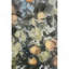 31.5X47.2" Hand-Painted Courtyard Scene Canvas Wall Art With Textured Pine Wood Frame