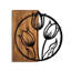 Accessoire mural décoratif en bois