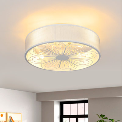 Ventilateur de plafond 19,6 po Arachne avec ensemble d'éclairage et télécommande inclus (ensemble de 2) 