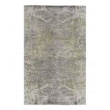 Abstract Area Rug in Gray