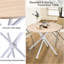 Round Metal Base Dining Table