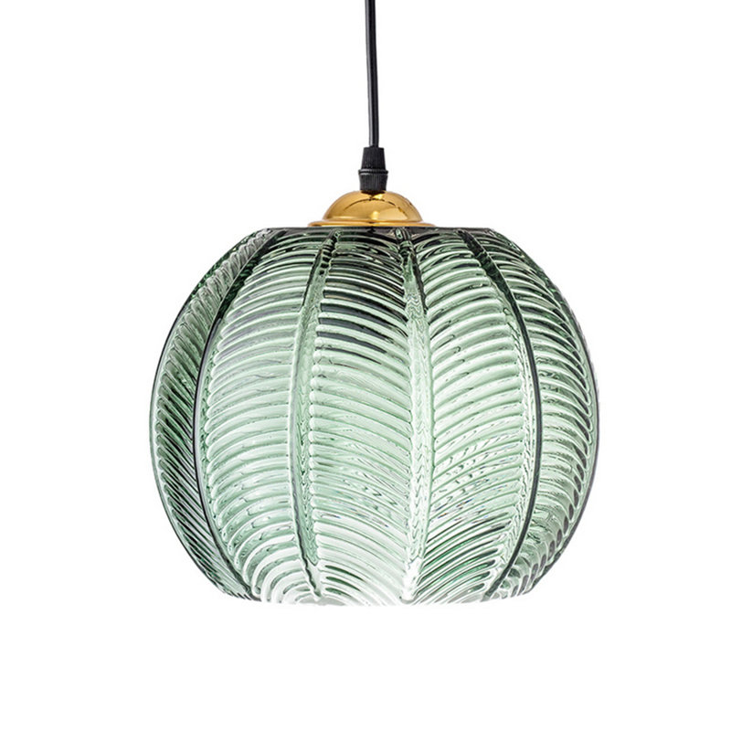 1 - Light Matte Black Single Pendant, 6" H x 6" W x 6" D