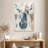 Brampt Blue Rhizome Deer Bust-106964212