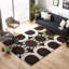 Tapis Mid-Century en laine touffeté à la main brun, vert, bleu et crème Samual Authentic-24323868-121834111