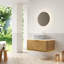 Meuble-lavabo et lavabo 36 po Dipa, armoire de rangement en contreplaqué flottant, tiroir en sergé avec poignée et capteur de lumière, vasque en céramique à motif marbré et plateau en pierre frittée, pré-assemblé, couleur grain de bois espresso-1029948871-1029948856