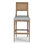 Salvador Upholstered Stool with Solid Wood Frame