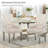 Upholstered Tufted Arm Dining Chairs-648702697