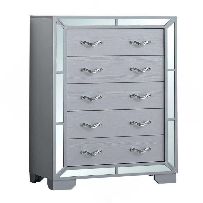 Commode moderne, argent