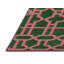 Tapis rose à motif treillis lavable à la machine-1900224959