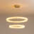 Jude 2 - Light Crystal Dimmable LED Geometric Chandelier