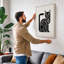 Cat Geometric - Wrapped Canvas-360387050-360387054