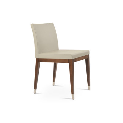 Aria Wood with Chrome Ring Side Chair