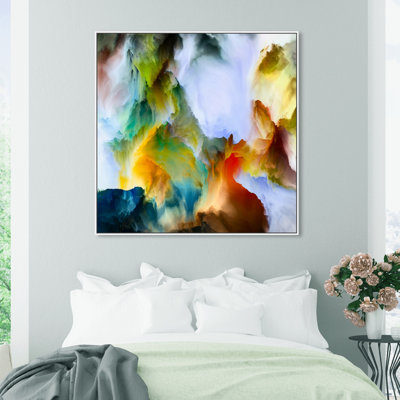 " Abstract My Mind with You, Modern & Contemporary Green " Graphic Art Print