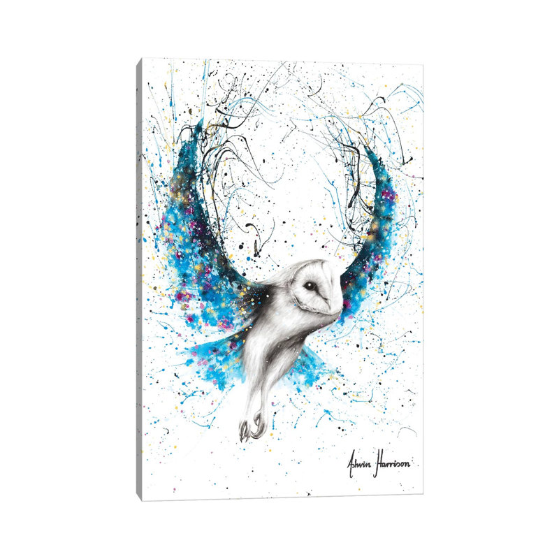 Mystical Owl by Ashvin Harrison - Wrapped Canvas Print, 66.04 cm H x 45.72 cm W x 3.175 cm D
