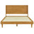 Clark Solid Wood Wingback Bed Frame