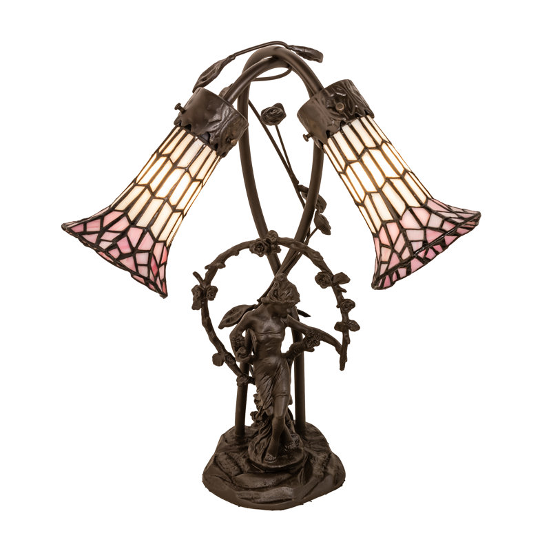 Lampe d'appoint 17 "High St Vitra, Rose / blanc