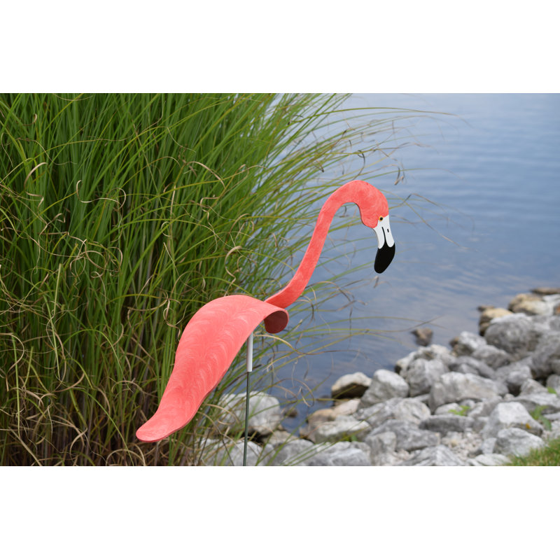Art de jardin Emersyn Kelly Flamingo, Corail