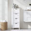 Armoire de salle de bain autoportante avec 4 tiroirs