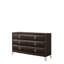 Commode à finition merlot foncé
