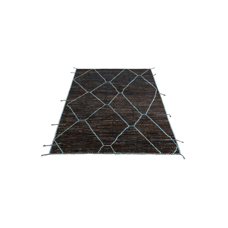 Tapis brun foncé Ottilie