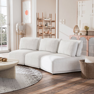 Canapé modulaire 3 pièces Aukeem