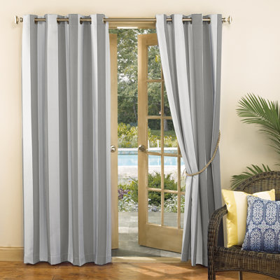 Neubauer Cabana Stripe Indoor/Outdoor UV Protectant Curtain Panel