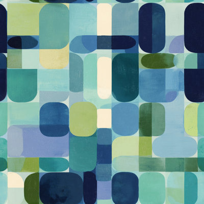 Papier peint moderne Mid-Century