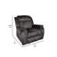 Fauteuil inclinable électrique de 38,19 po Huong-2057098200